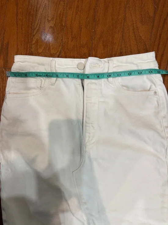 Good American Cream Midi Skirt - Picture 2 of 5